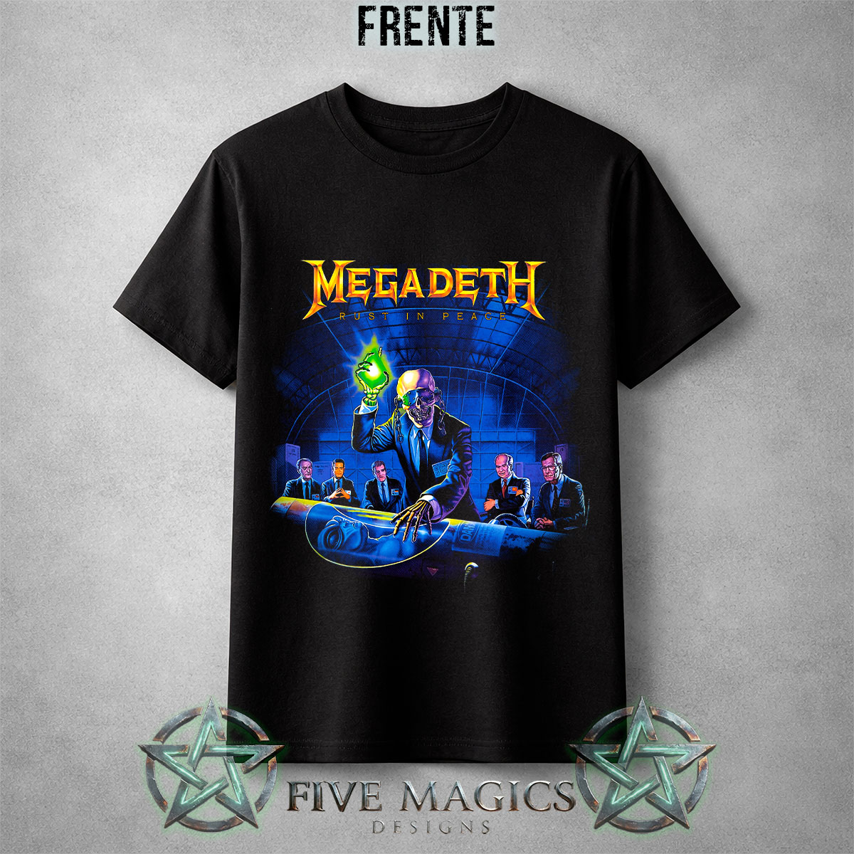 Diseño Megadeth disponible en Five Magics Designs