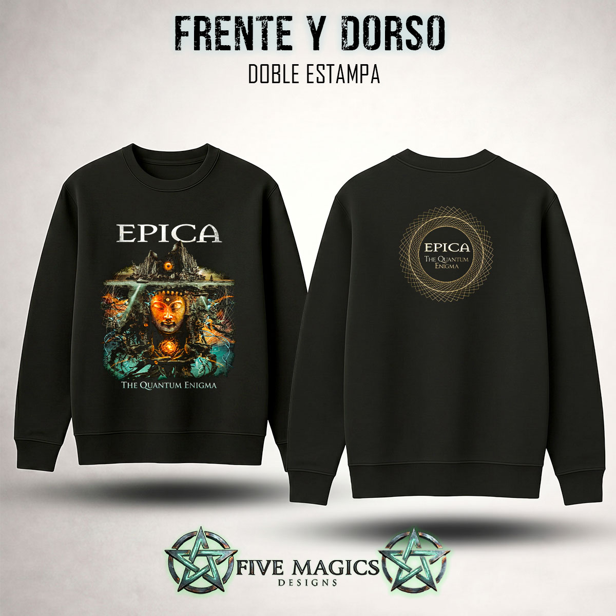 Buzo cuello redondo EPICA The Quantum Enigma