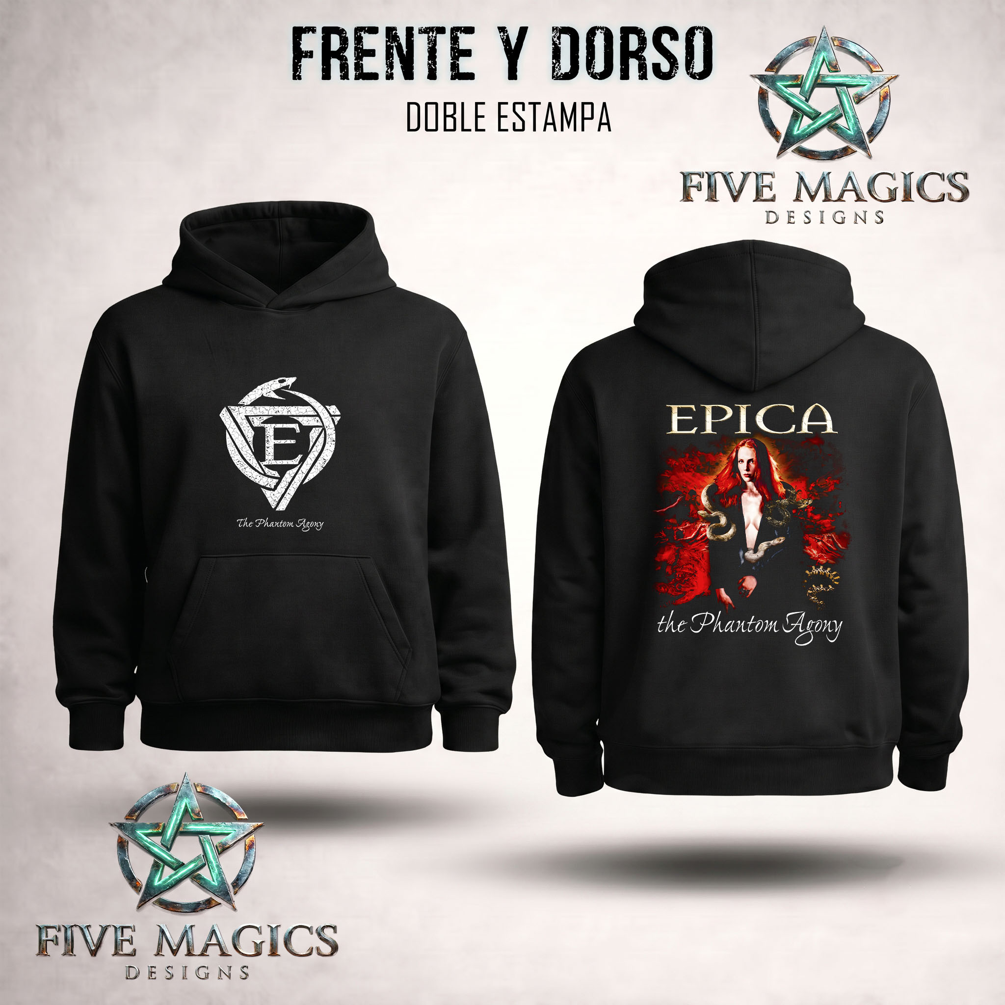 Diseño Epica disponible en Five Magics Designs