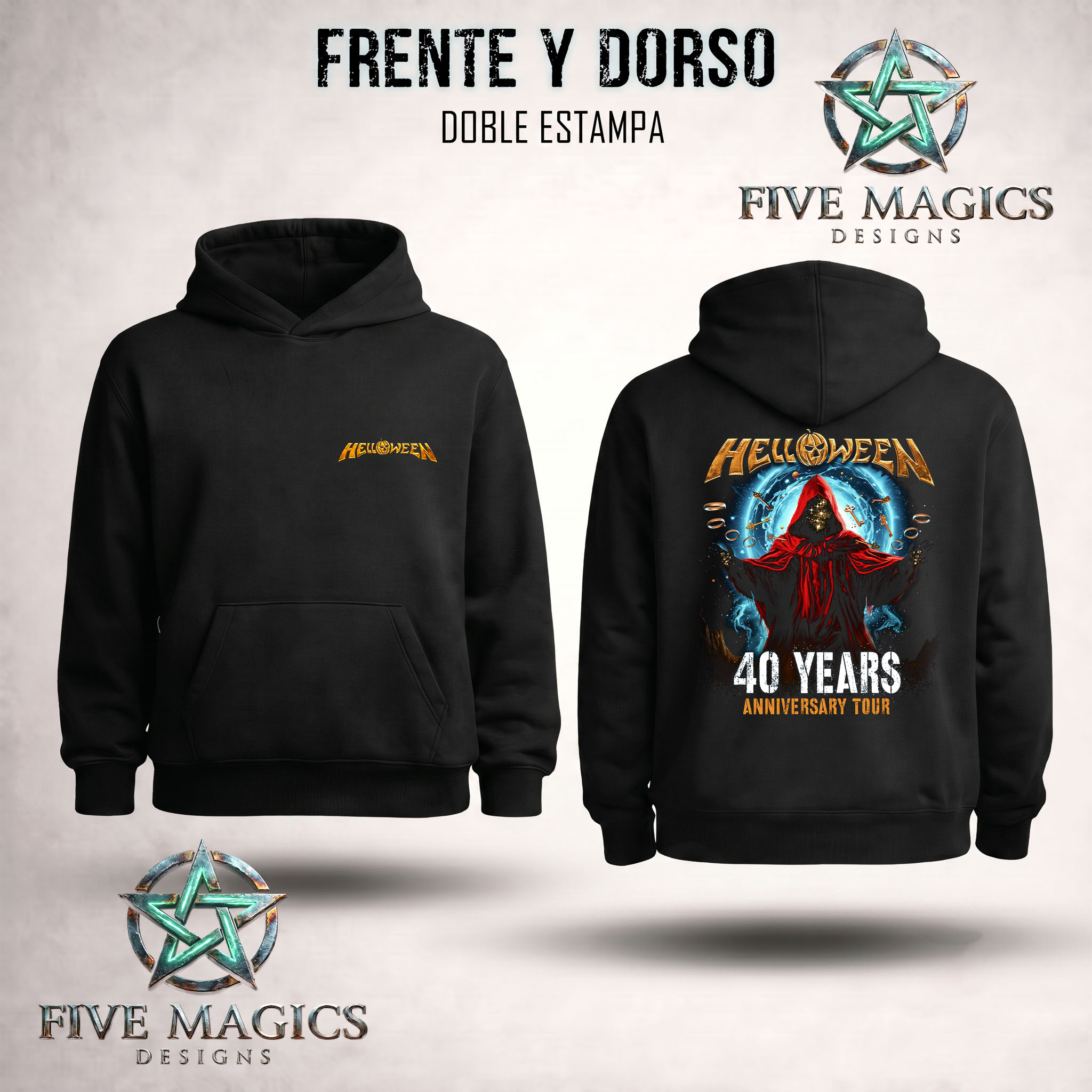 Hoodie Helloween 40 Years Anniversary Tour