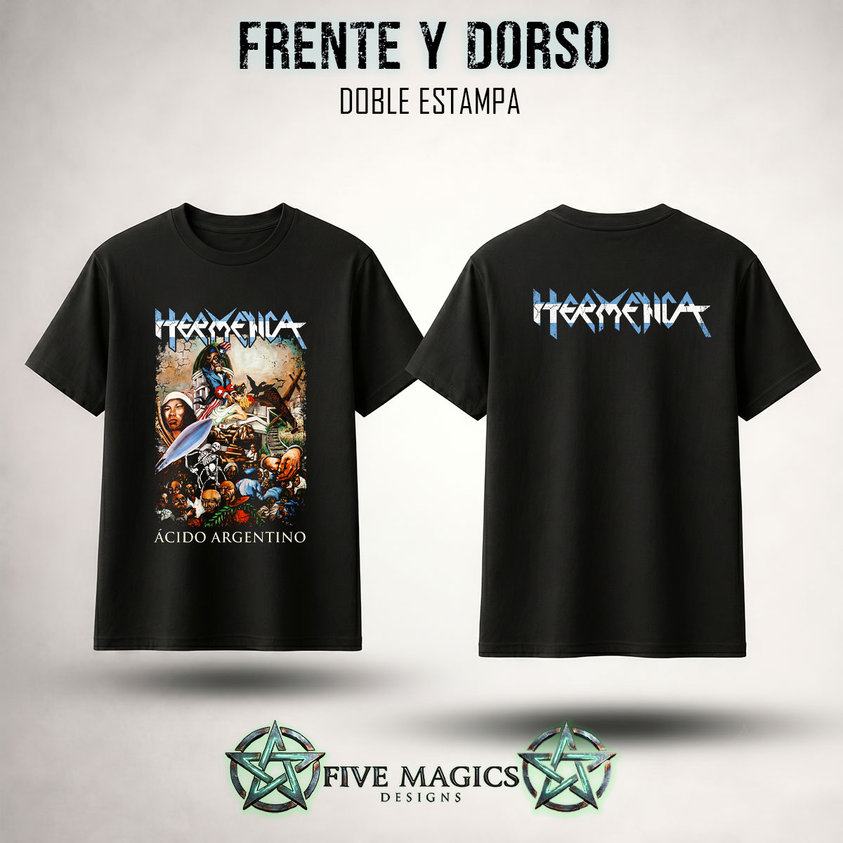 Diseño Hermetica disponible en Five Magics Designs