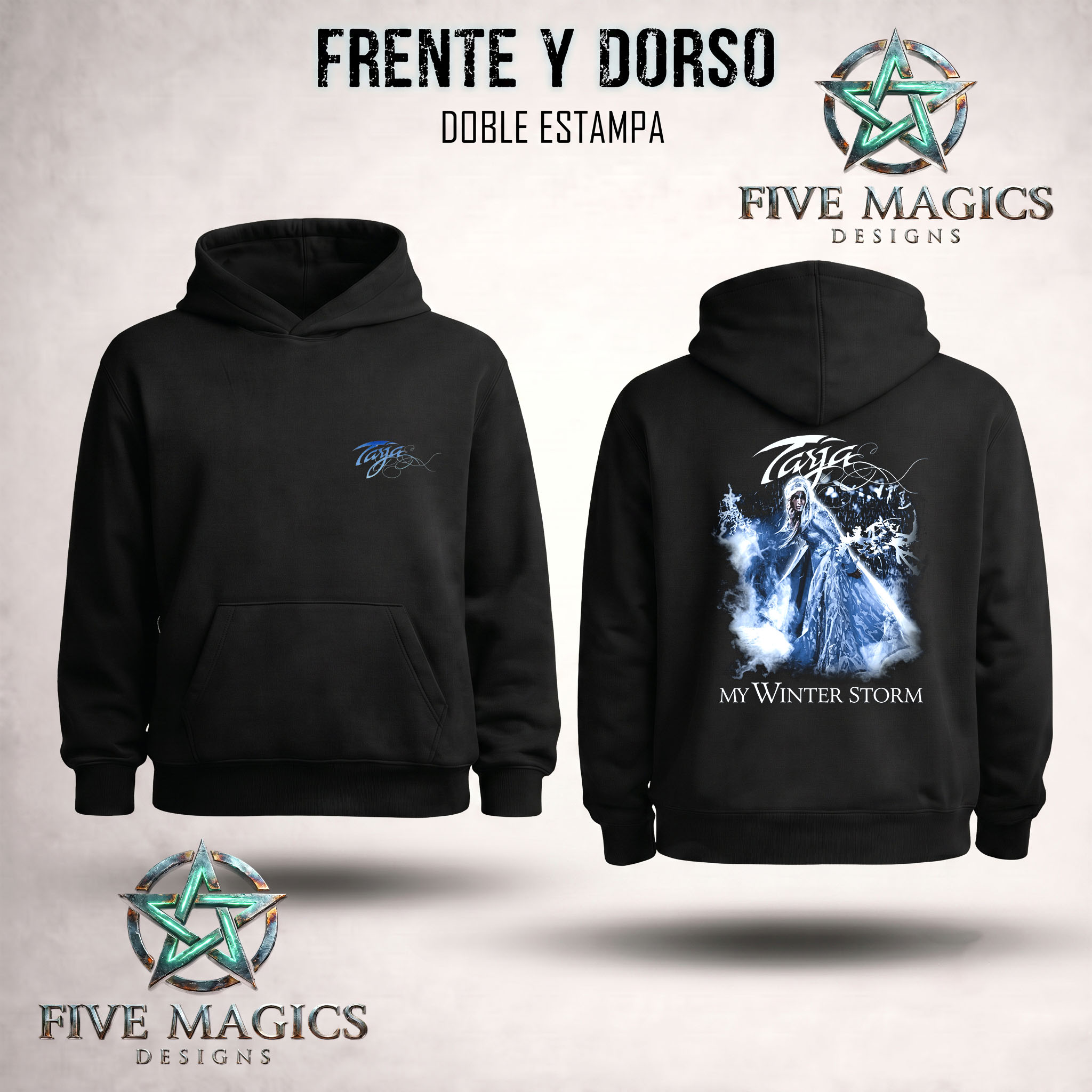 Diseño Tarja Turunen disponible en Five Magics Designs