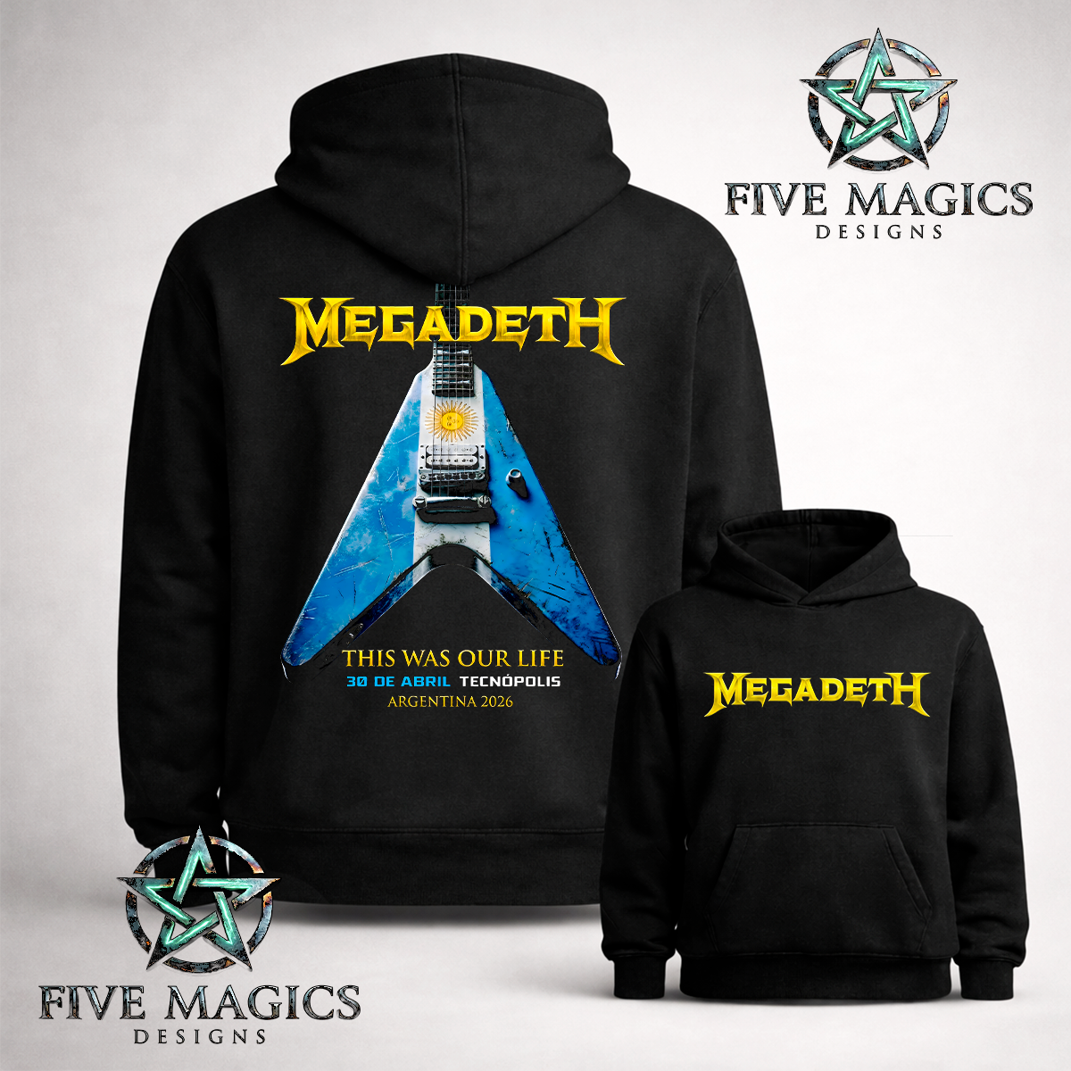 Hoodie Guitarra Argentina