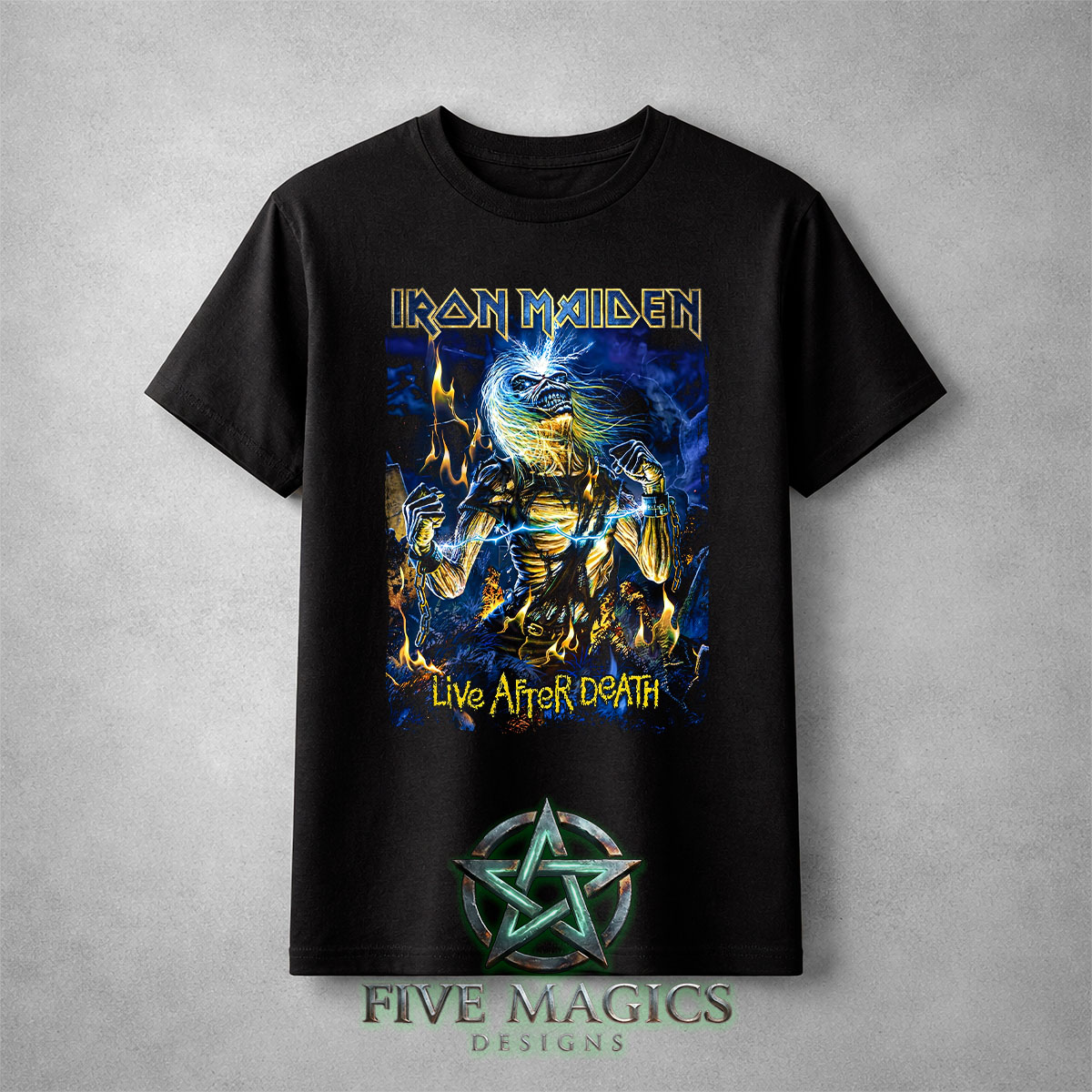 Diseño Iron Maiden disponible en Five Magics Designs