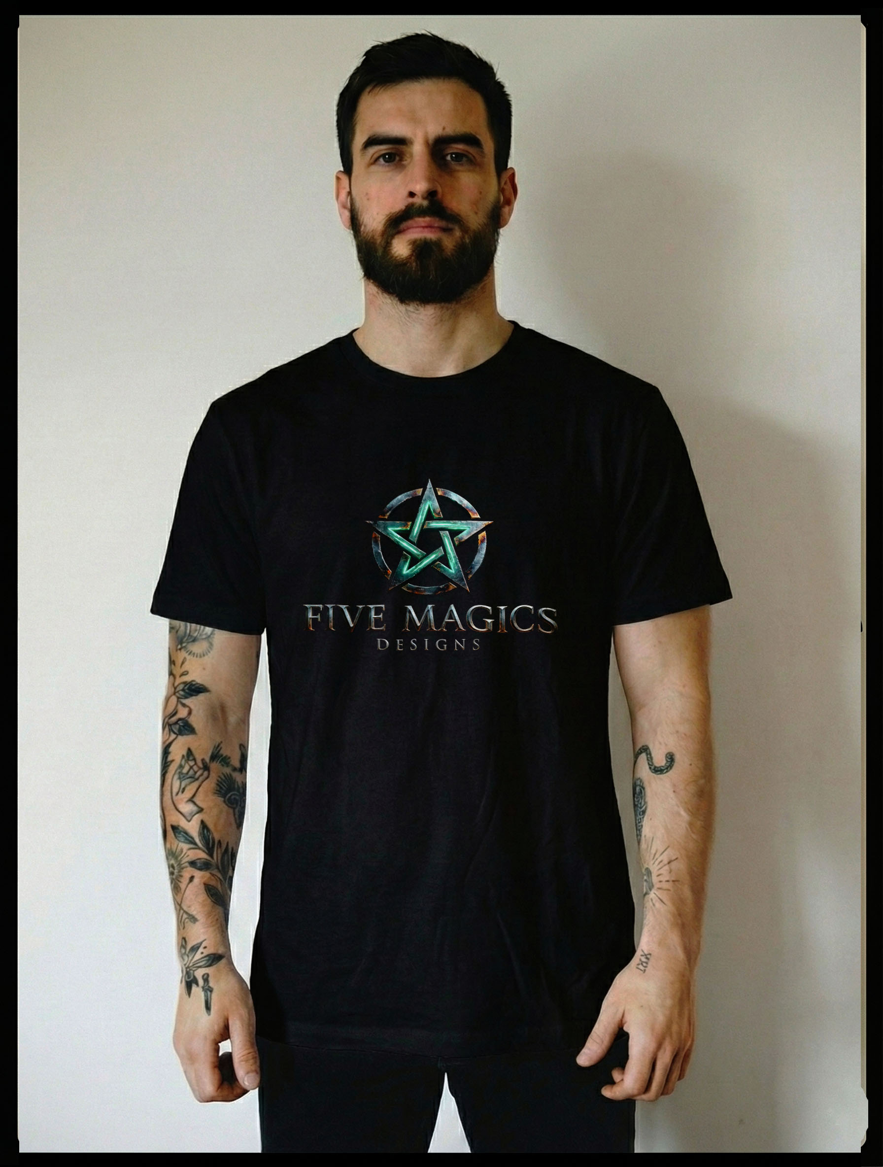 Remera Clásica Hombre Negra